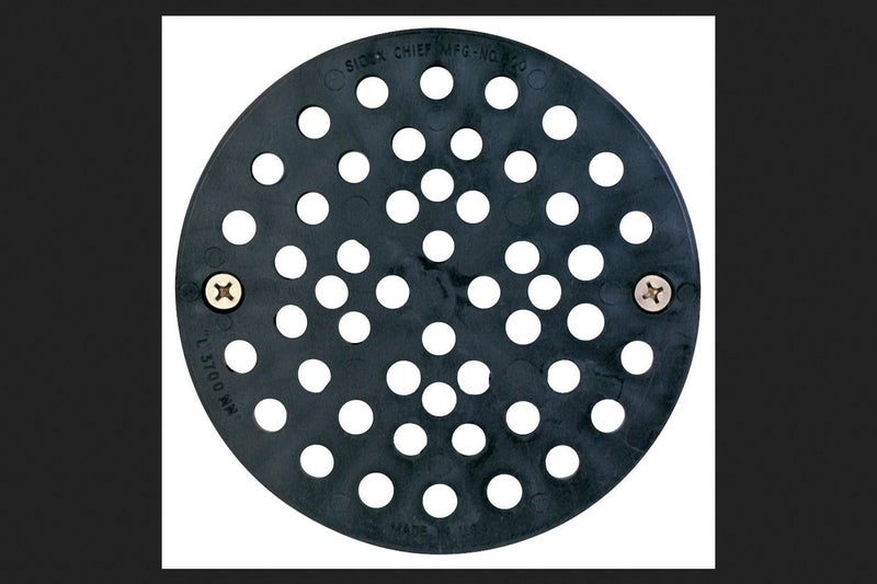 Sioux Chief 801-APK Floor Drain Replacement Strainer, 6-3/4", Black, No Size